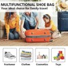 Henyall 10Pcs Drawstring Storage Bag,Foldable Clear Storage Bag,Waterproof Plastic Thickened