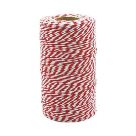 Dulton Twisted String White/Red 100m WHITE-RED GS55-266A