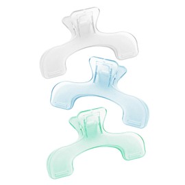 Ukanumori Clips, Set of 3, Book Clips, Textbook Clips, Stationery, Stylish, Plastic, Transparent, Book, Open Stays Fixed, Book Clip, Easy to Use, For Decoration, Durable, Paper, Documents, Stationery,