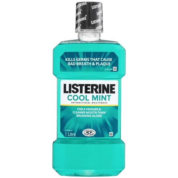 Listerine Cool Mint - Antibacterial Mouthwash 1L