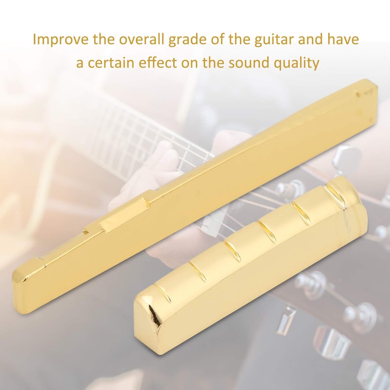 6 String Guitar Bridge Saddle & Nut, Guitar Nut and