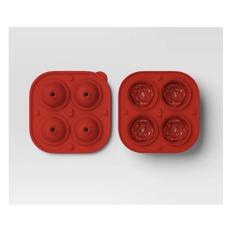 Threshold 2x Threshold Ice Cube Tray Rose Flower Shape Mold