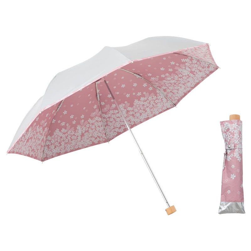LIEBEN-0590 (0577) Parasol, Lightweight, Foldable, For Both Rain and Shine,