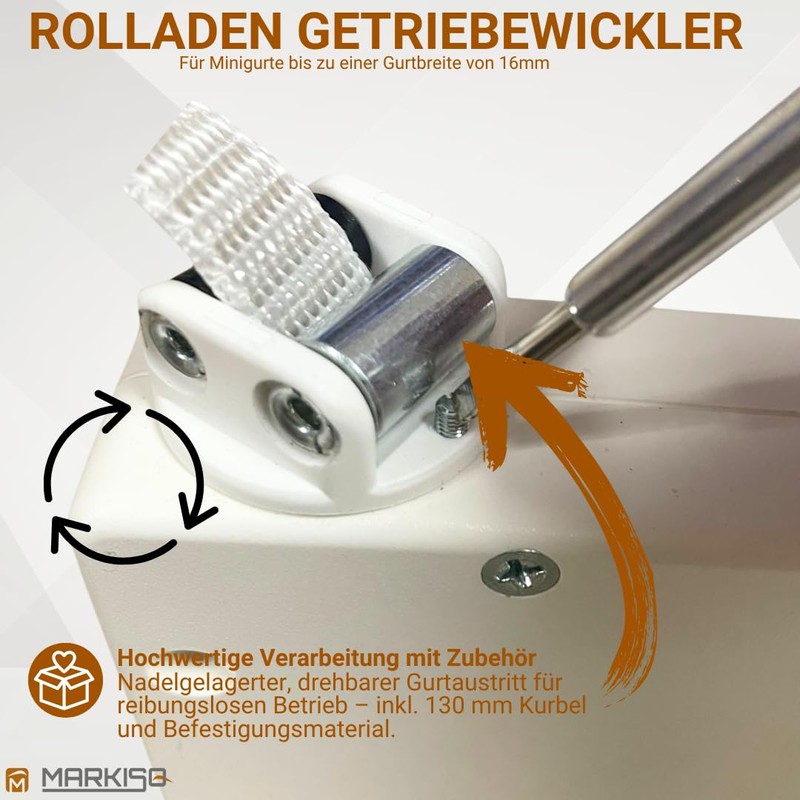 Stahl Roller Shutter Gear Winder 16 mm, Plastic, Winder, Roller