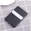 OHPHCALL Big Capacity Pu Leather Business Card Holder Stylish Name