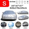 NEVERLAND Universal Full Sedan Car Cover Waterproof All Weather Dust