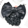 4 Pcs Bun Covers for Women, Black Mesh Hair Clip