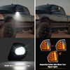 Gempro 4PCS LED Side Mirror Turn Signals Lights Puddle Lamps
