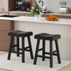 Giantex 24" Bar Stools Set of 2, Counter Height Saddle
