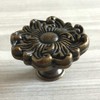4.5" C-C Bail Drawer Pull Drop Dresser Pull Antique Bronze