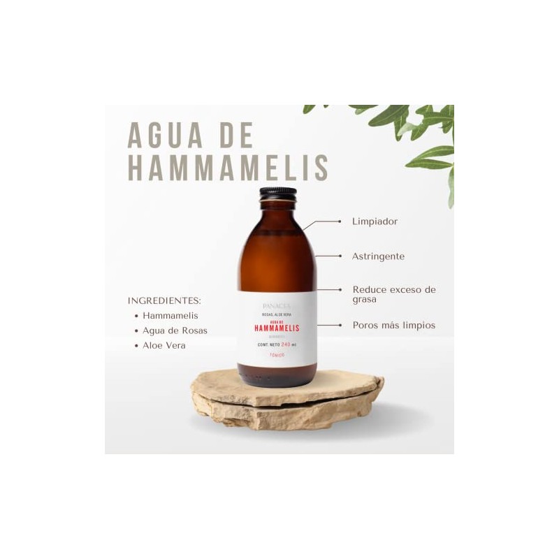 Kit Piel Mixta Contiene Tónico Facial Agua Hammamelis 240ml Una