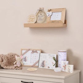 Baby Plush Comforter Teddy & Bib Set Toddler Newborn Shower Christening Gift Keepsake Toy