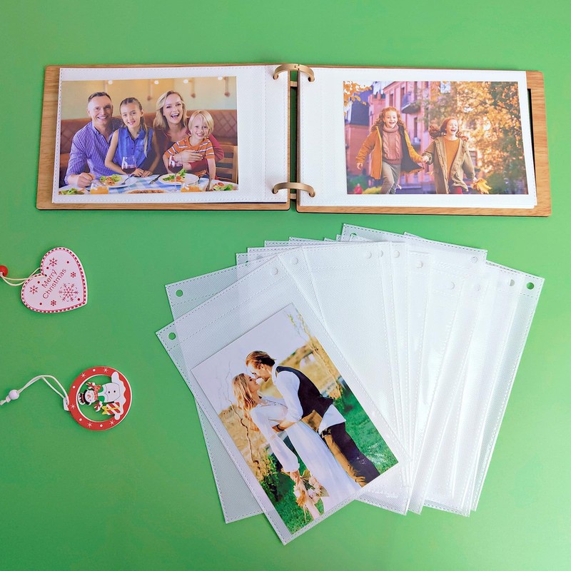 ZEEYUAN 4x6 Photo Frame Flip Photo Album 60 Pockets