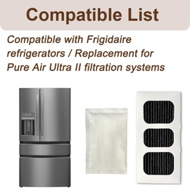 Beaufan 3 Packs PAULTRA2 Pure Air Filter & 6 Packs PK-1 (FRPAPKRF) Refrigerator Filter Compatible with Frigidaire Pure Air Ultra II