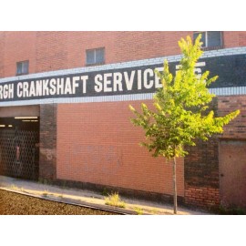 PTF DESIGNS O Scale Scratch Built "Pittsburgh Crankshaft" Mechanic Building Flat MTH Lionel