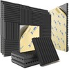 48 Pack Sound Proof Foam Panels for Wall with Self