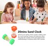 2Pcs Sand Timer 20 Minutes Hexagonal Shape Durable Plastic Widely