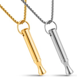 NJCXOLA Pack of 2 Necklace Against Anxiety, Stress Relief Necklace, Meditation Breathing Necklace, Breathing Necklaces, Mindful Breathing Necklace for Meditation Relaxation Calming