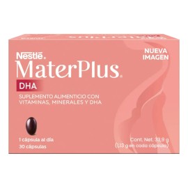 Multivitamínico Dha Nestlé Materplus Caja 30cápsulas