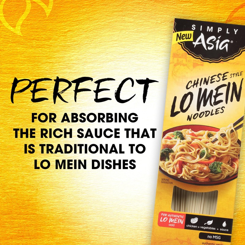Simply Asia Lo Mein Noodles, Chinese Style, No MSG, For