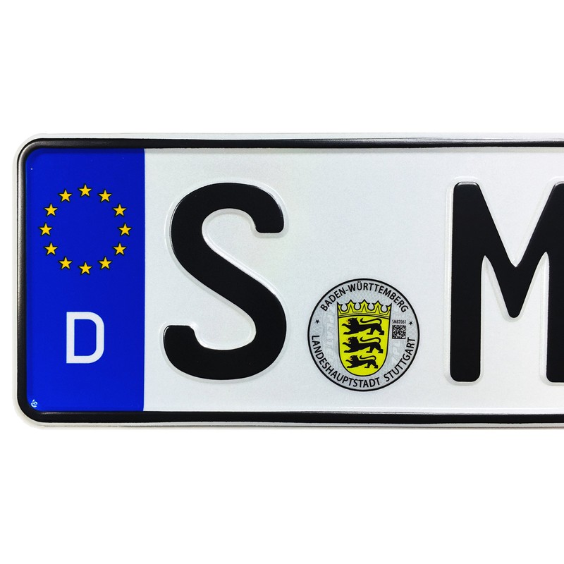 Z Plates Compatible wtih Mercedes Front German License Plate with