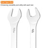 sourcing map Thin Open End spanners SAE, 5/8x11/16 Inches, Slim