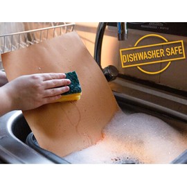 Copper Grill Mat, Set of 4 BBQ Grill Mat Non Stick Barbecue Baking Mat, Reusable Cooking Mats for Electric Grill Gas Charcoal BBQ Easy to Clean