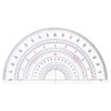 DRAPAS 16507 Acrylic Half Circular Protractor, 11.8 inches (30 cm)