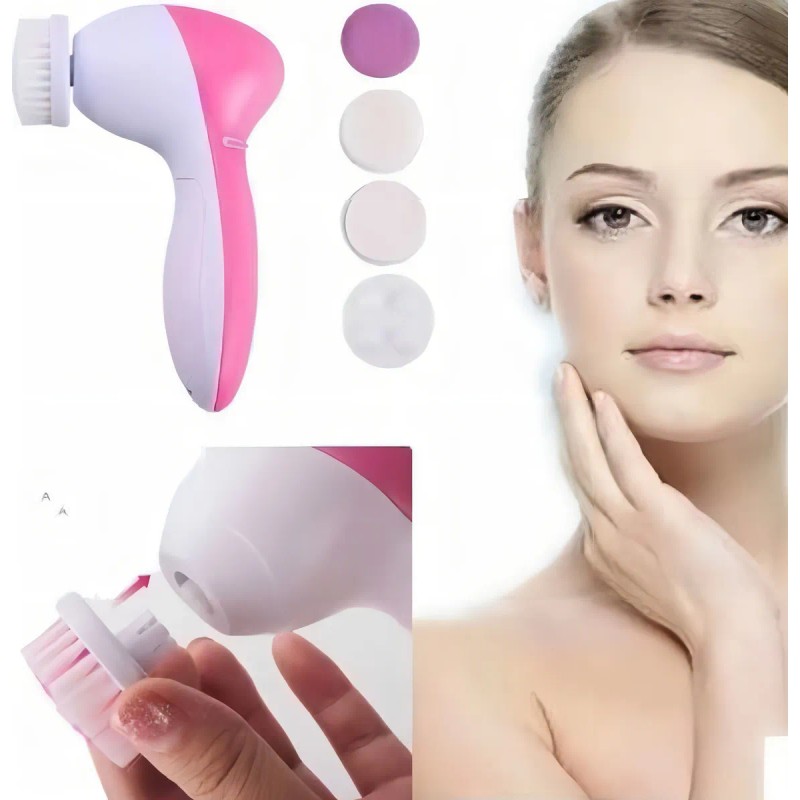 Cepillo Facial Limpieza 5en1 Exfoliante Rostro Belleza