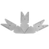 1pc Screw Thread Pitch Gauge of 52 Leaves 2pcs 60°+1pc