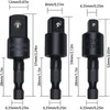 Tools Flexible Drill Bit Extension, Include 3pcs Rotatable Socket Adapter