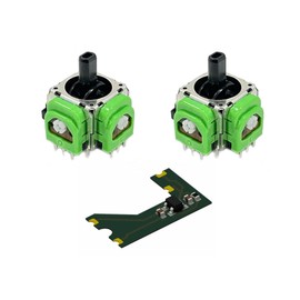 ElecGear Hall Joystick Replacement for Switch Pro Controller, 2X Hall Effect Control Stick + Power Supply and Memory Board + Desoldering Repair Tools for Analog Stick Thumbsticks - HL-NSPro