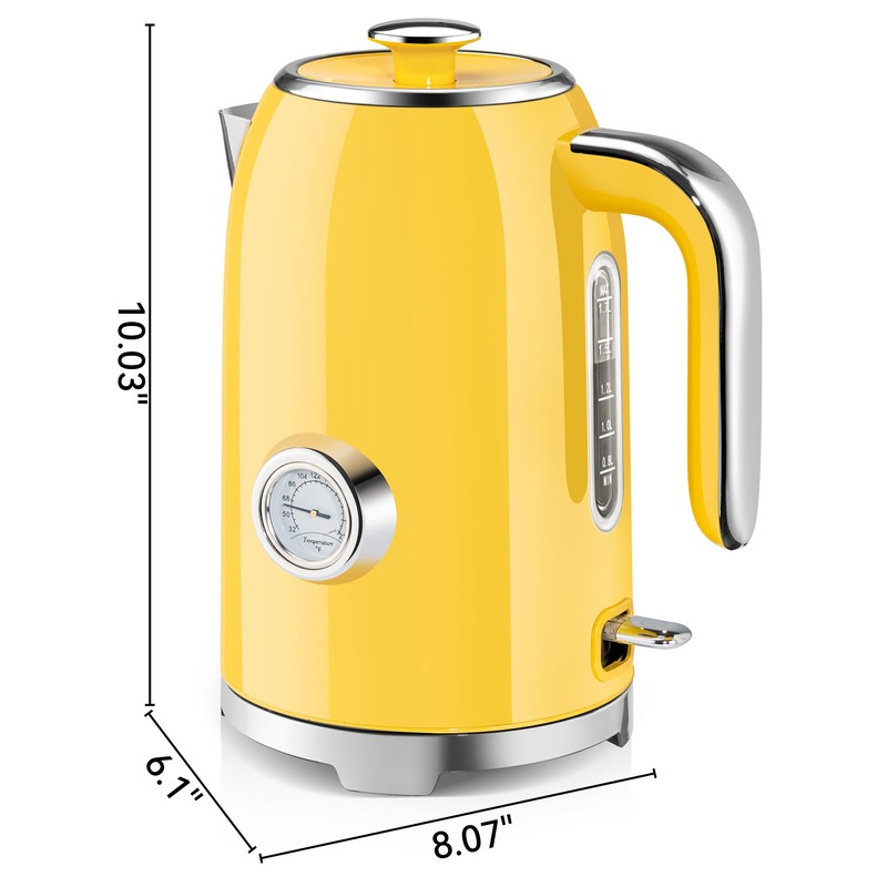 SUSTEAS Electric Kettle - 57oz Hot Tea Kettle Water Boiler