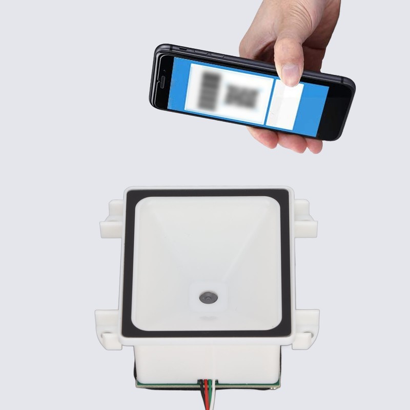 Barcode Scanner 2D Embedded Wired USB Infrared Auto Sensing Desktop