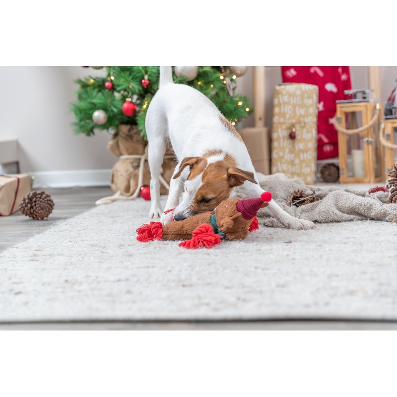 Trixie Christmas Dog Toys for Medium & Large Dogs (Reindeer