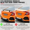 JMTBNO 47" Car Rear Trunk Spoiler Wing Carbon Fiber W/Adhesive
