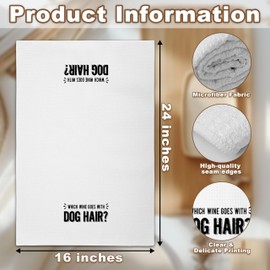 Eronm Waffle Weave Funny Kitchen Towels with Sayings, Absorbent Dish Towels for Housewarming, Birthday Gift for Mom, Hostess Gifts & Kitchen Decor - A17