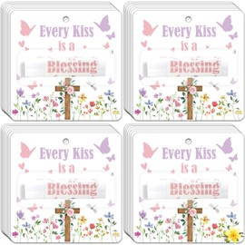 30Pack Christian Lip Balm Gifts Bulk, Faith Bible Verse Moisturizing Nourishing Lip Balm, Religious Church Scripture Inspirational Lips Care for Sister Friend Teacher Employee Appreciation Party Favor