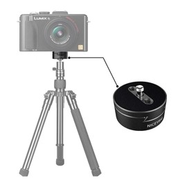 Niceyrig Slider Lock Camera Quick Release Plate Mount Device 1/4"-20 Adapter for Tripod, Stabilizer Gimbal, Wireless Video Transmission QR System Operation