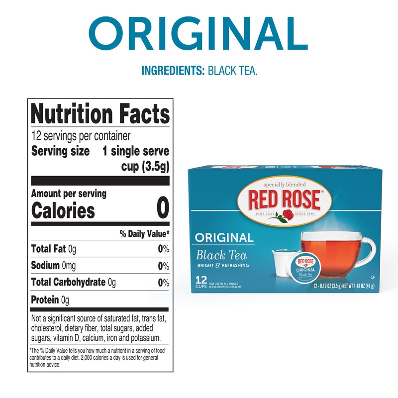 Red Rose Original Full Flavored Black Tea - Specially Blended