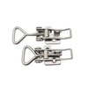 2 Pack OWACH Stainless Steel Adjustable Draw Latch Adjustable-Grip Padlockable