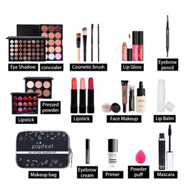 24-Piece Make-Up Gift Set, Professional Cosmetic Makeup Set with Eyeshadow Lip Gloss Blush Concealer etc., Multifunctional Cosmetic Products Set for Teenage Girls Women #3