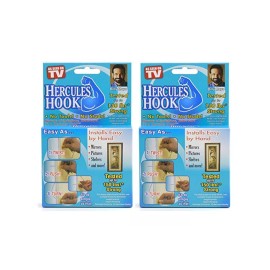 GJTr Hercules Hook Picture Drywall Anchors Hanger Hang Shelves Art Mirrors Frame 20pc