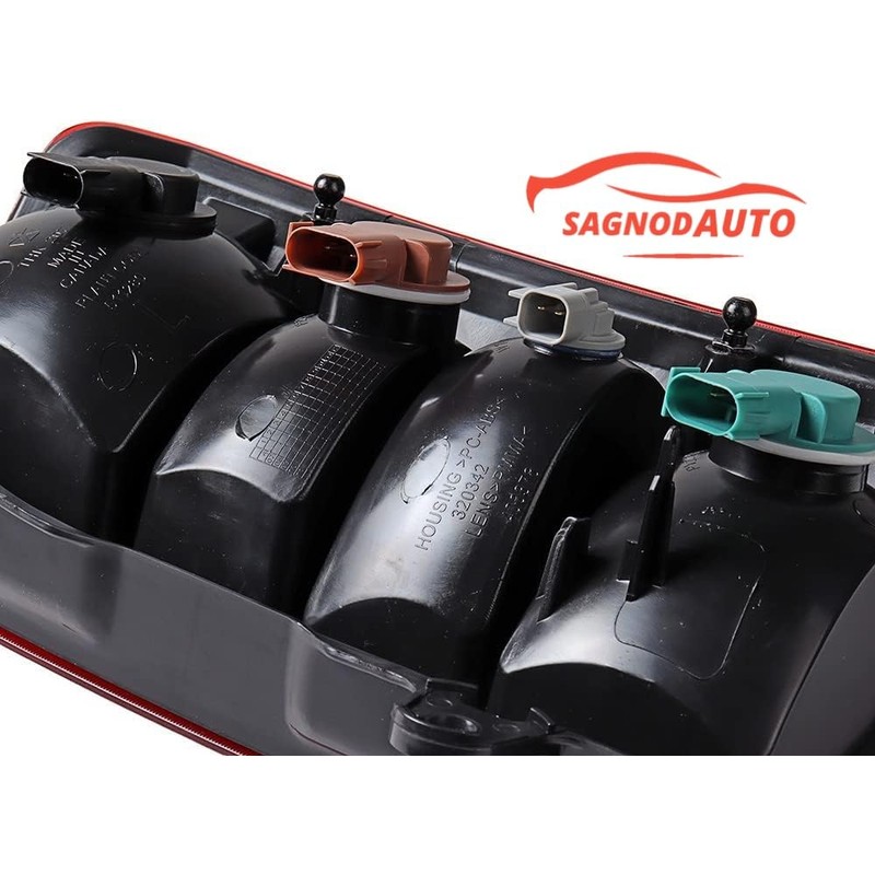 Sagnod Auto Taillight compatible with 2008-2017 Jeep Patriot Right Passenger