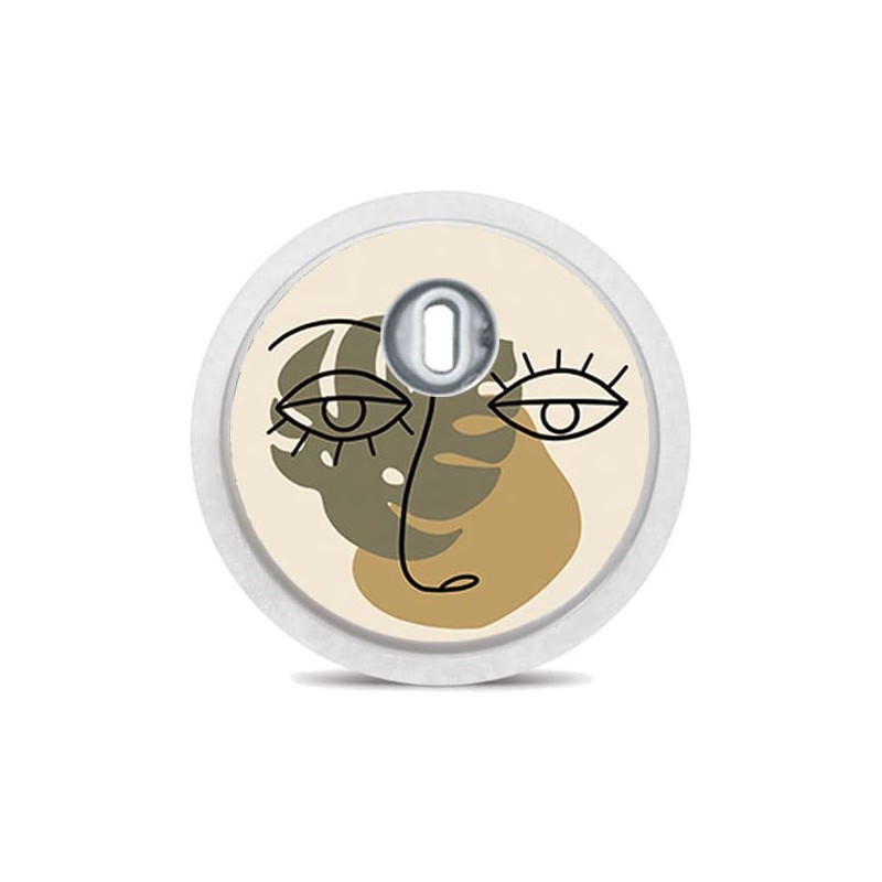 FreeStyle Libre 3 Sensor Stickers, Set of 10 "Abstract" Stickers