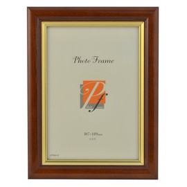 フォトフレーム グローシーフレーム ハガキ(H)判 UFWA-H#12 ブラウン