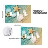 VunKo Starfish Seashell 3 Gang Toggle Light Switch Covers Summer