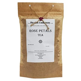 Health Embassy Rose Petals Tea | Rose Dried Petals Tea, 50 g