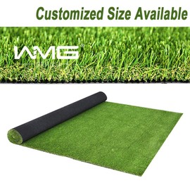 WMG GRASS Premium Artificial Grass, Easy to Clean Drainage Mat,1' x 67' Artificial Turf for Dogs, Pet Turf Realistic Indoor/Outdoor Mat 1FTX67FT (67 Square FT)