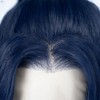 TTYAO REII Game Cosplay Lace Front Wig Dark Blue Short